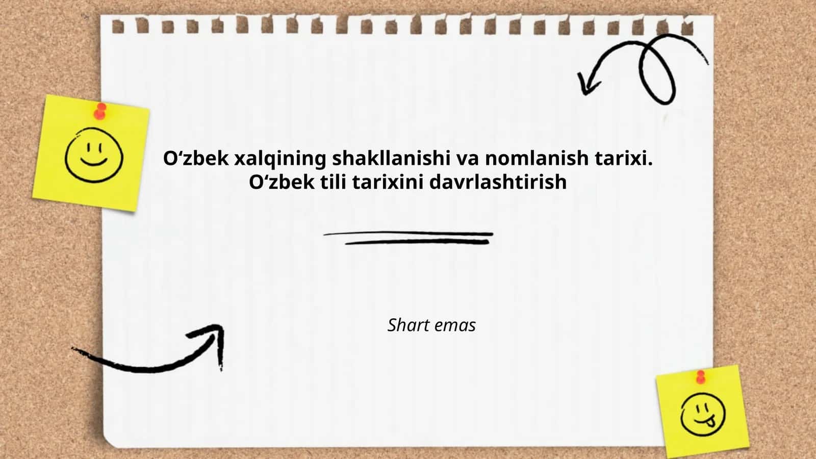 Oʻzbek xalqining shakllanishi va nomlanish tarixi