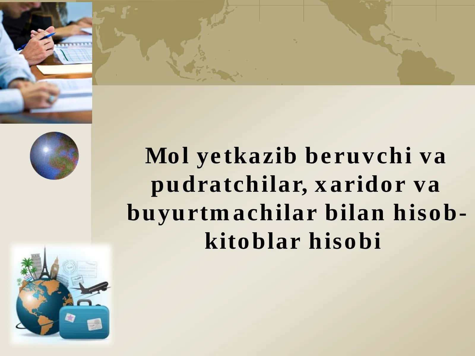 O’ZARO PULLI HISOB-KITOBLAR SHAKLLARI
