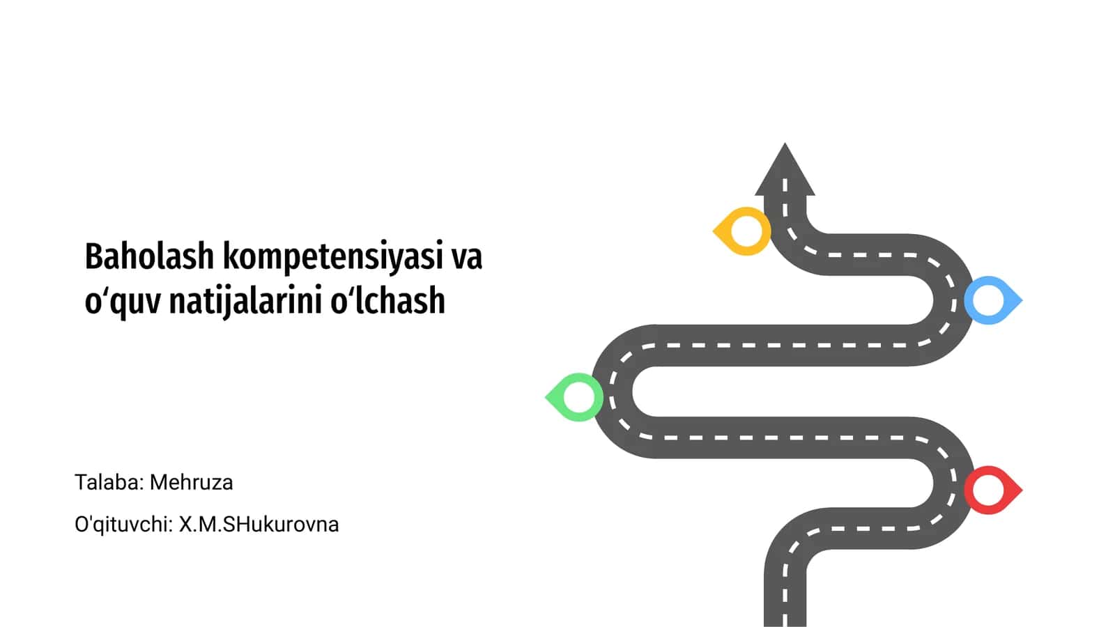 Baholash kompetensiyasi va oʻquv natijalarini oʻlchash
