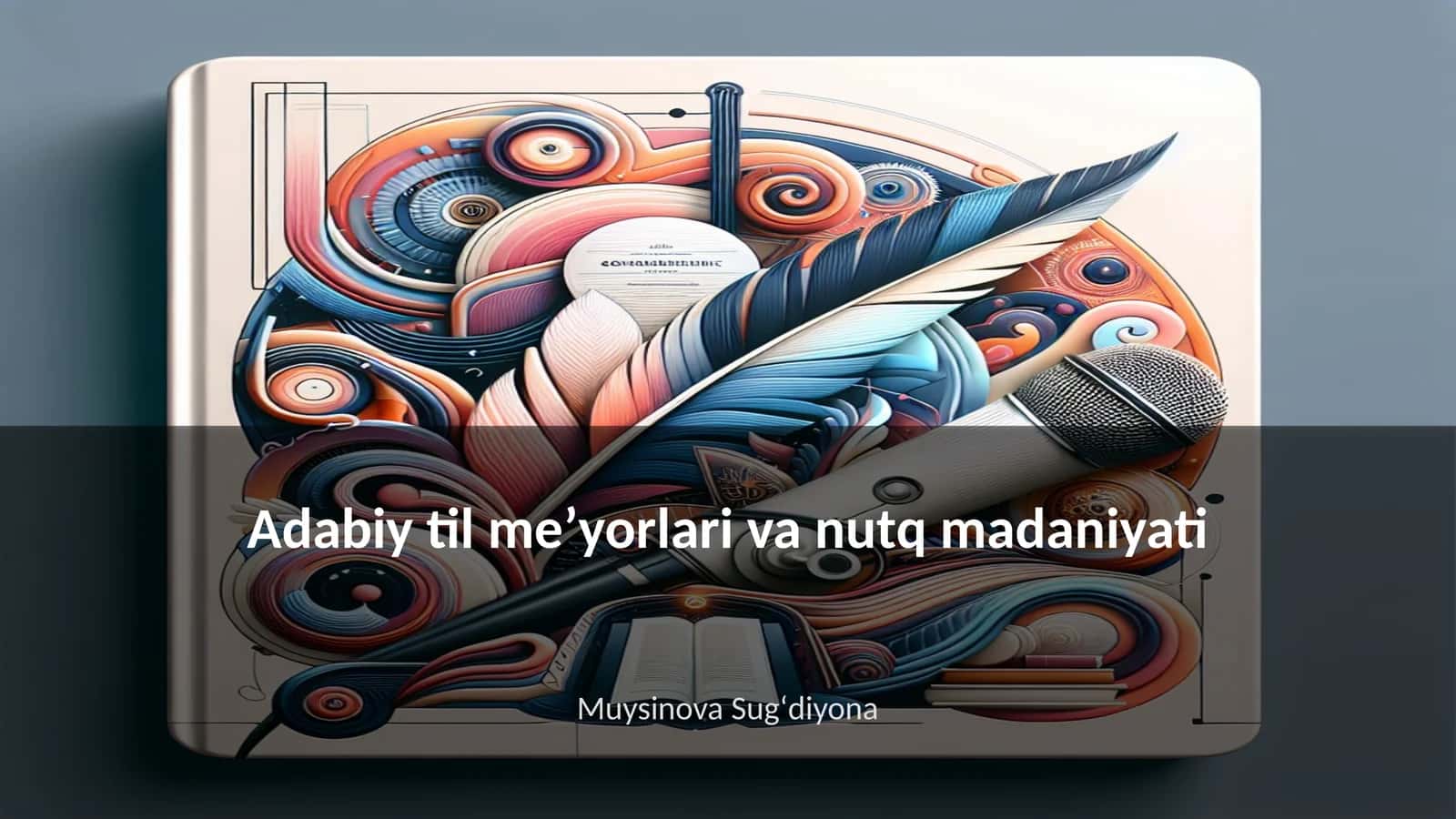 Adabiy til meʼyorlari va nutq madaniyati