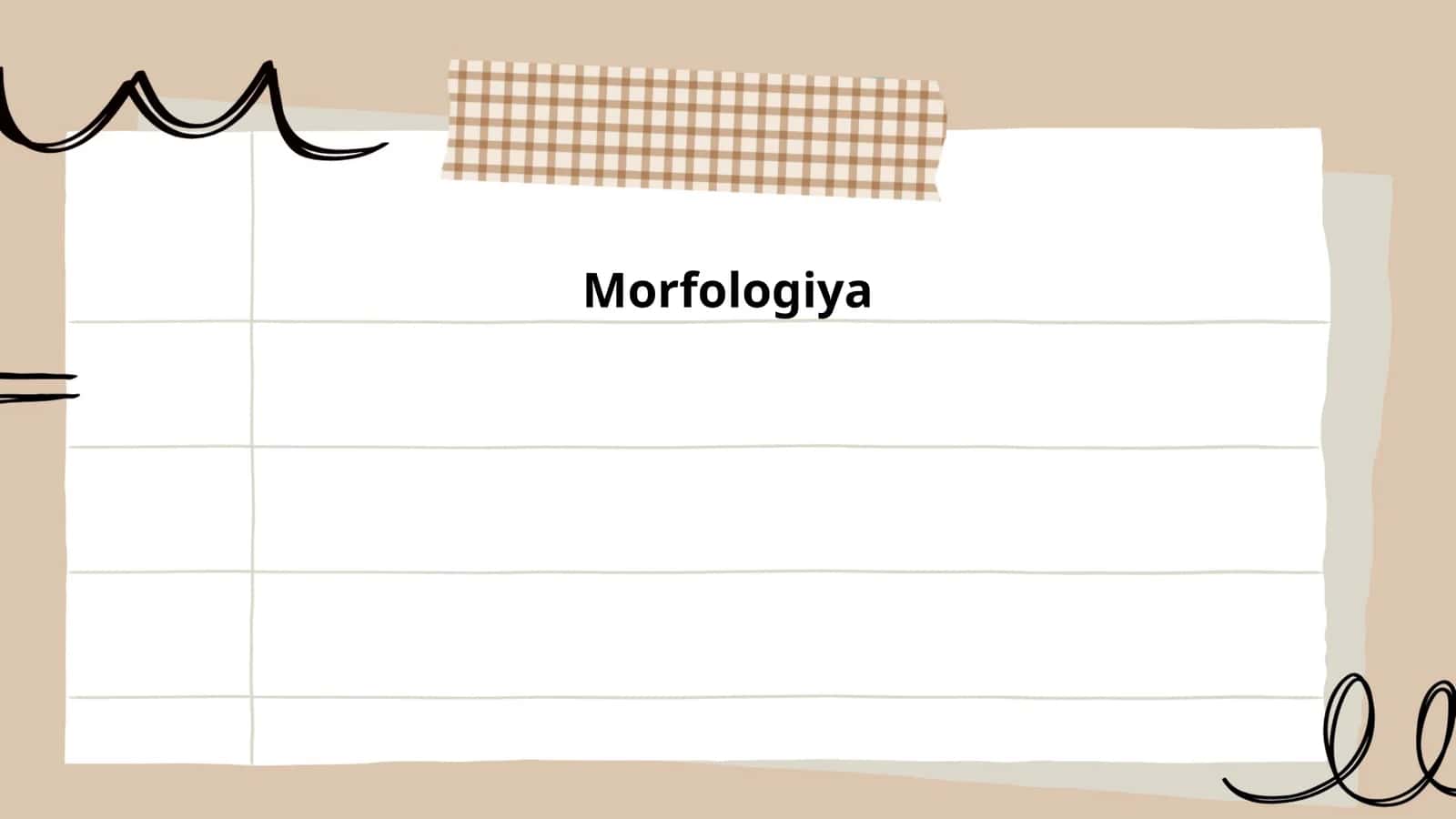Morfologiya