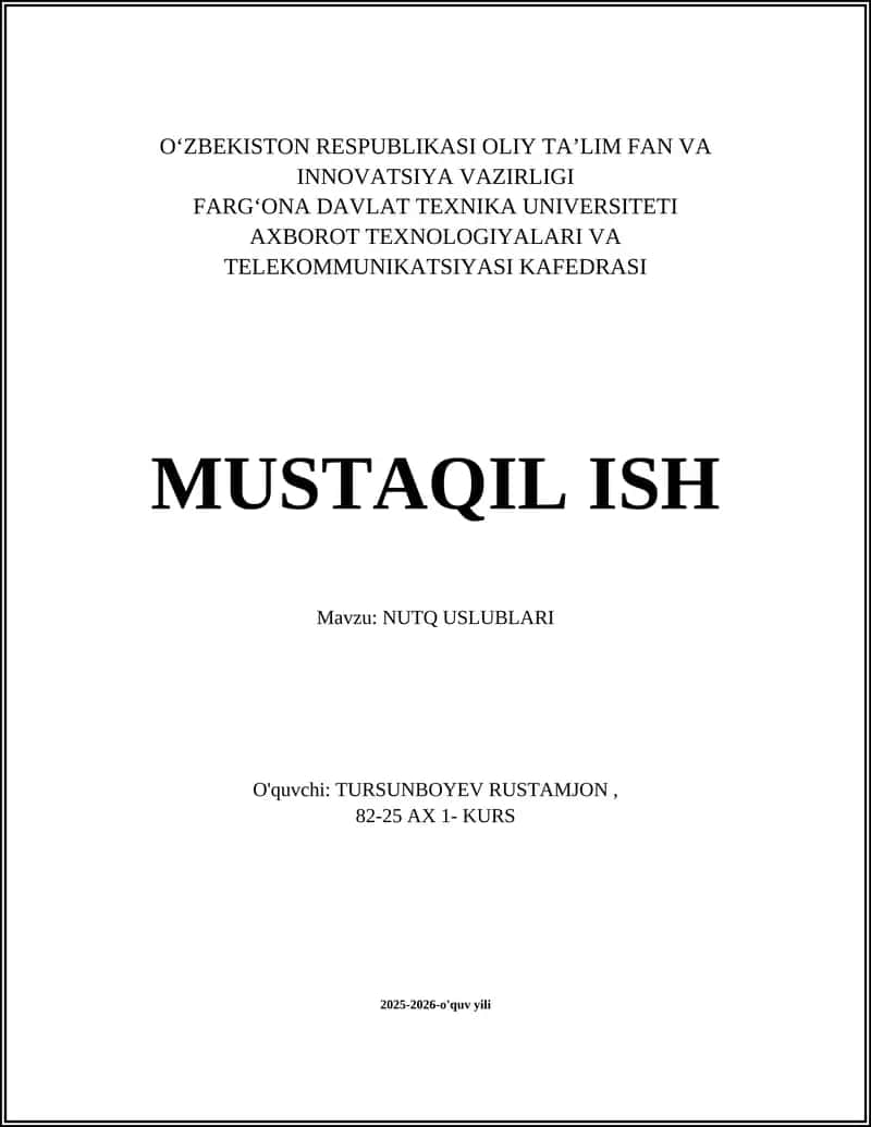 Rasmiy-huquqiy nutq uslubi