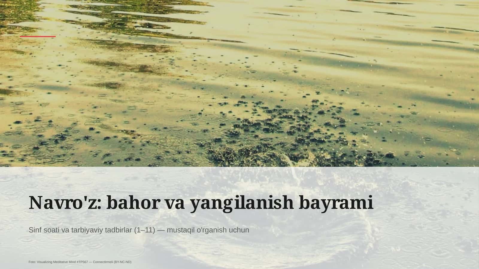 Navro'z: bahor va yangilanish bayrami