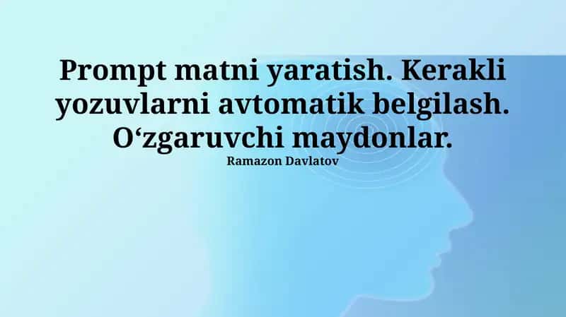 Avtomatik Belgilash Tizimi