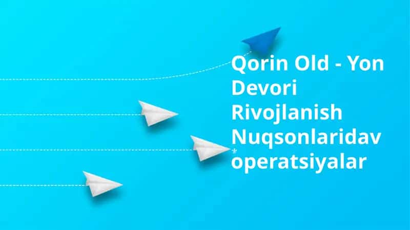 Qorin Old - Yon Devori Rivojlanish Nuqsonlaridavoperatsiyalar