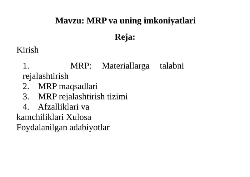 MRPvauningimkoniyatlari