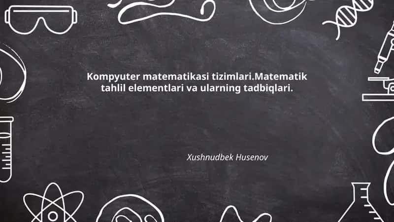Kompyuter matematikasi tizimlari