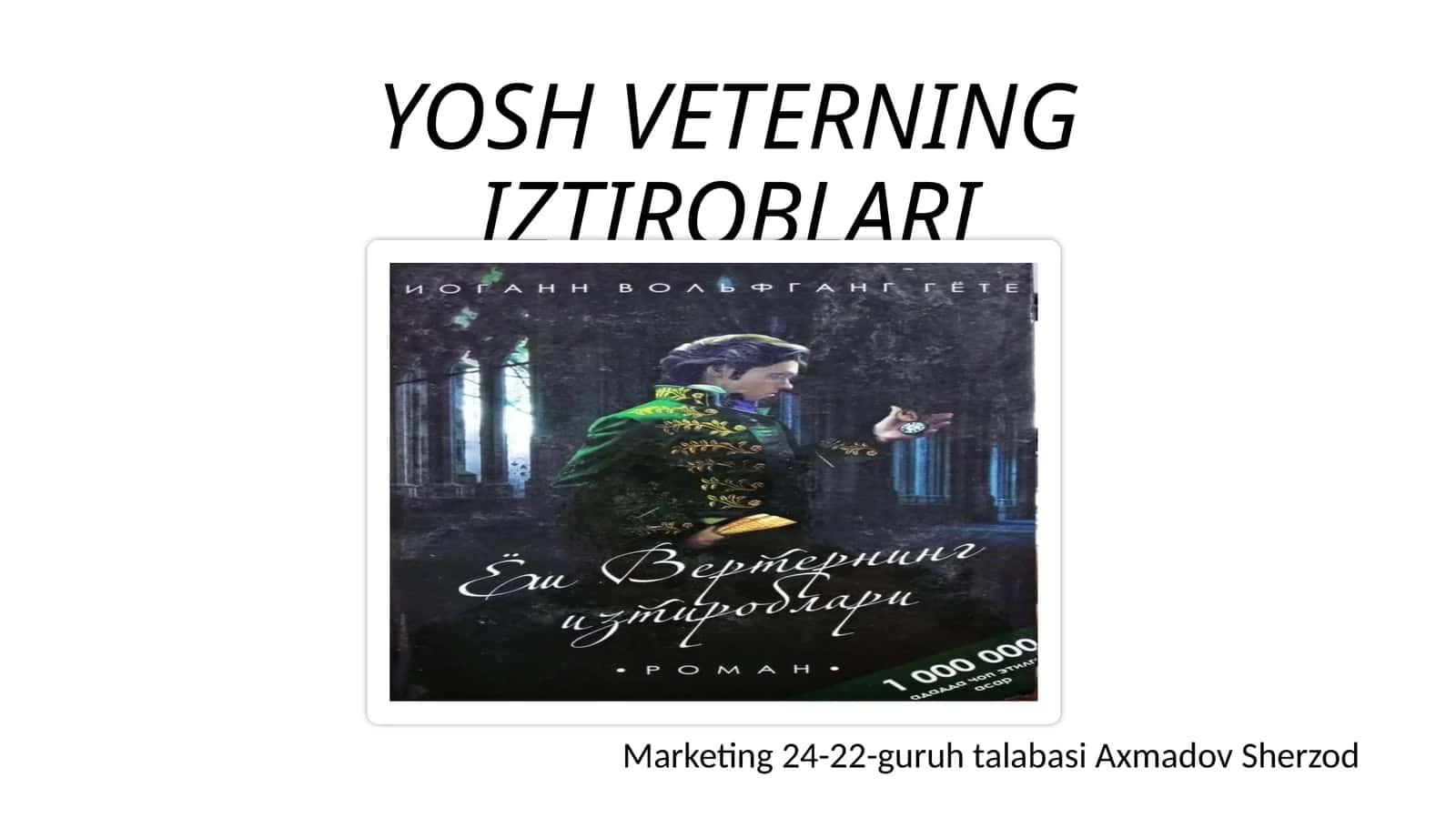 YOSH VETERNING IZTIROBLARI
