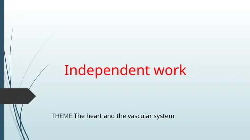 The heart and the vascular system