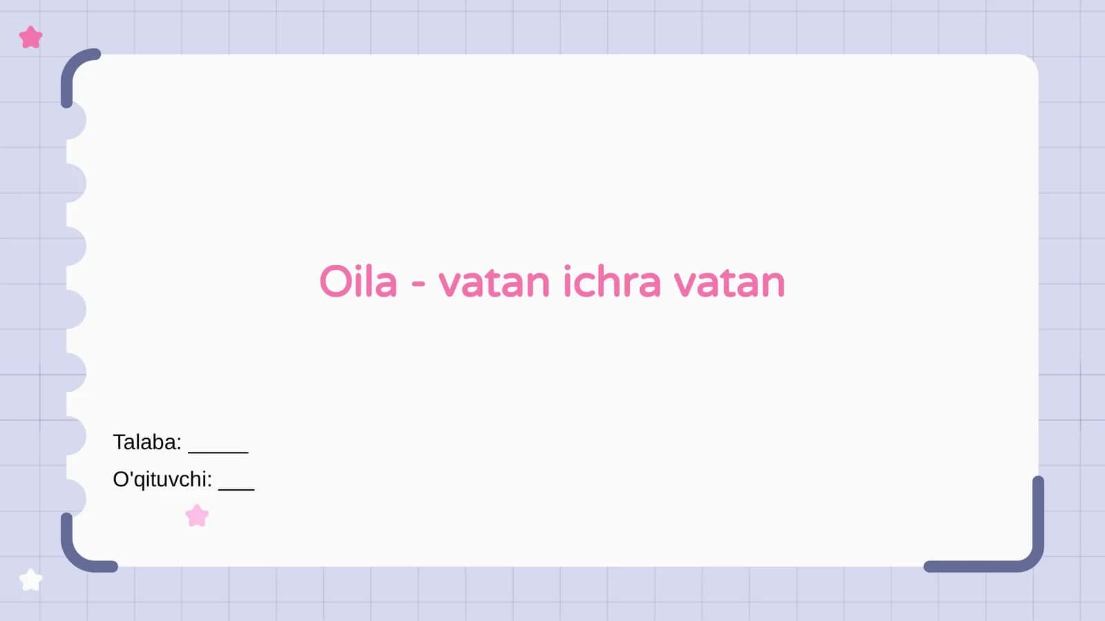 Oila va Vatan: Birlikda Kuvat