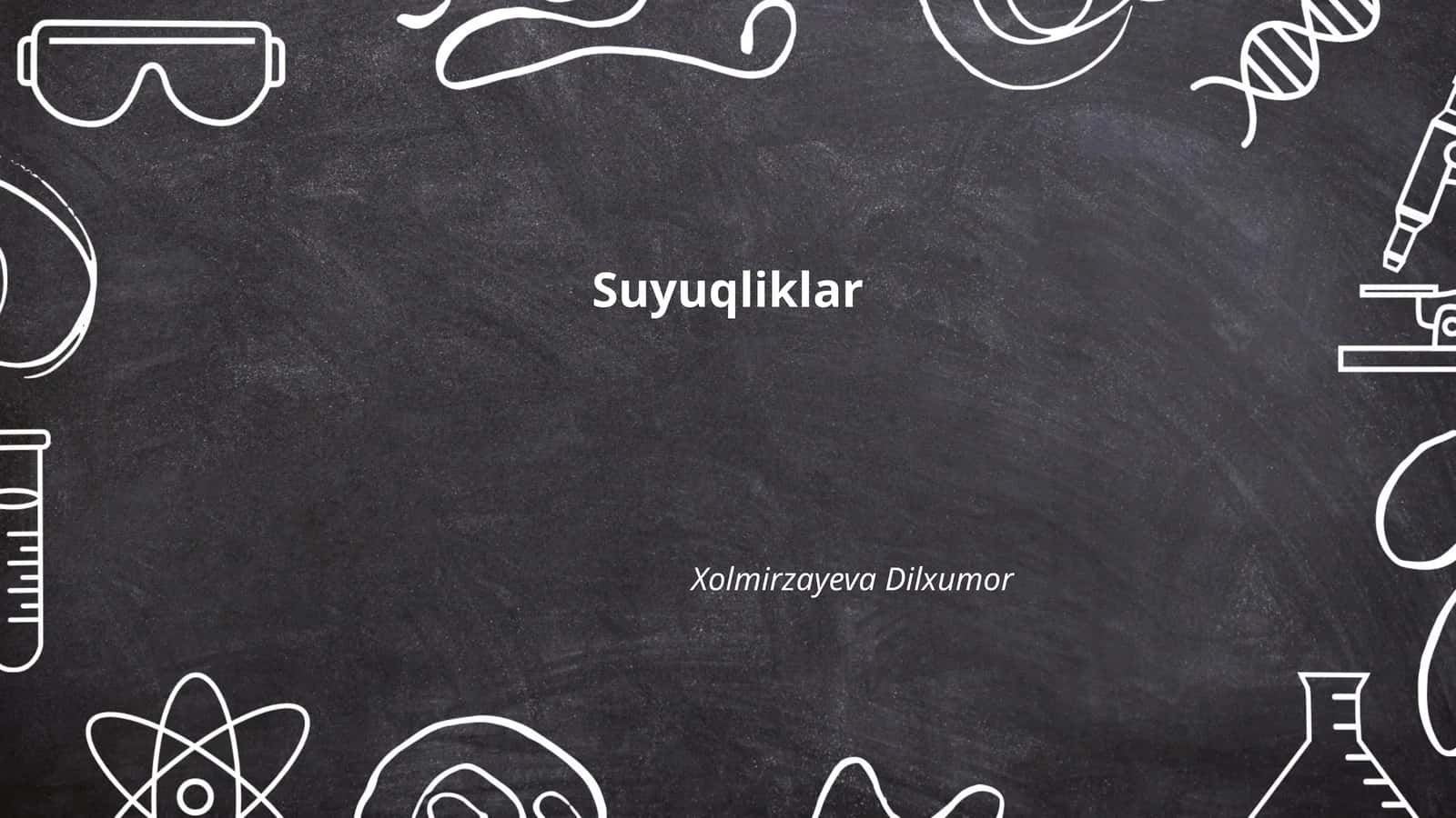 Suyuqliklar mexanikasi