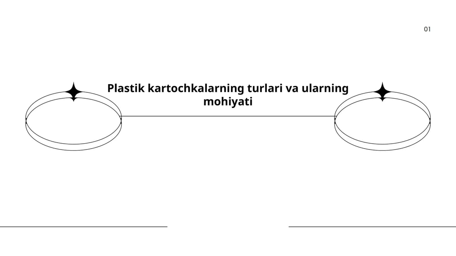 Plastik kartochkalarning turlari va ularning mohiyati