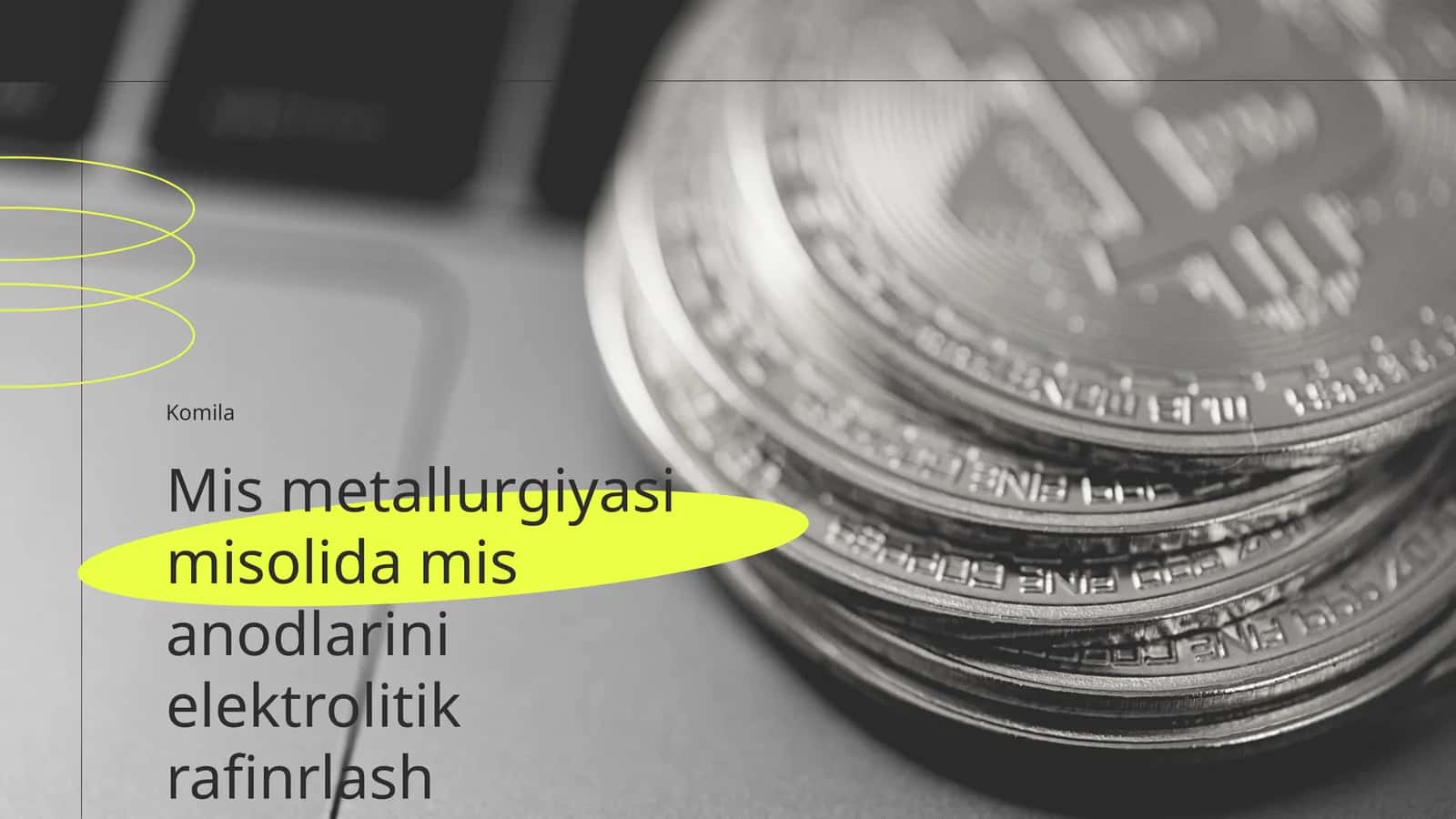 Mis metallurgiyasi misolida mis anodlarini elektrolitik rafinrlash jarayonining nazariy va amaliy asoslari