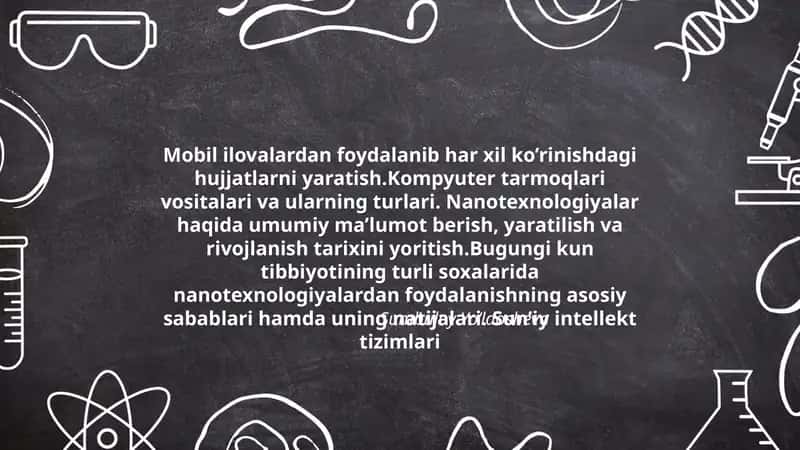 Nanotexnologiyalar va tibbiyot
