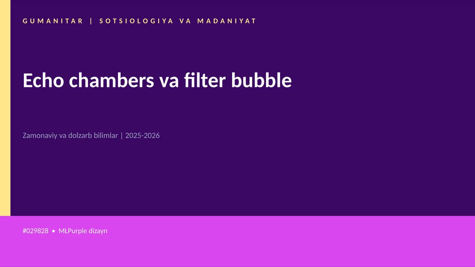 Echo chambers va filter bubble