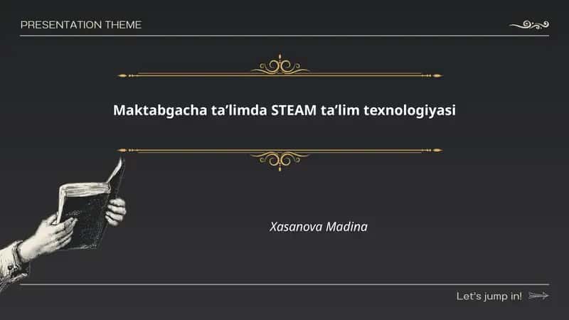 Maktabgacha ta'limda STEAM ta'lim texnologiyasi