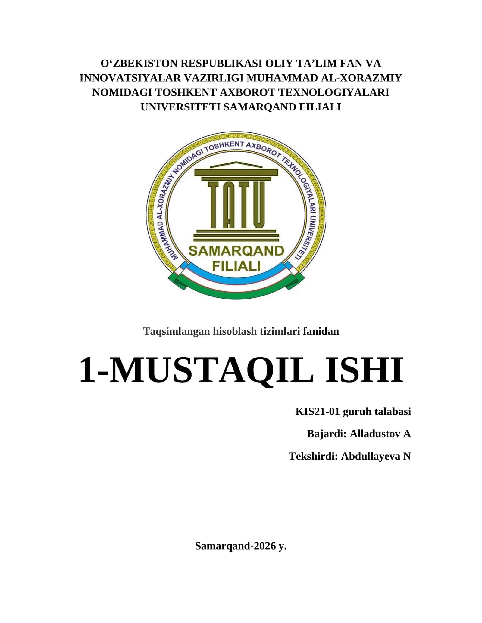 Taqsimlangan muhitda kesh mexanizmlari