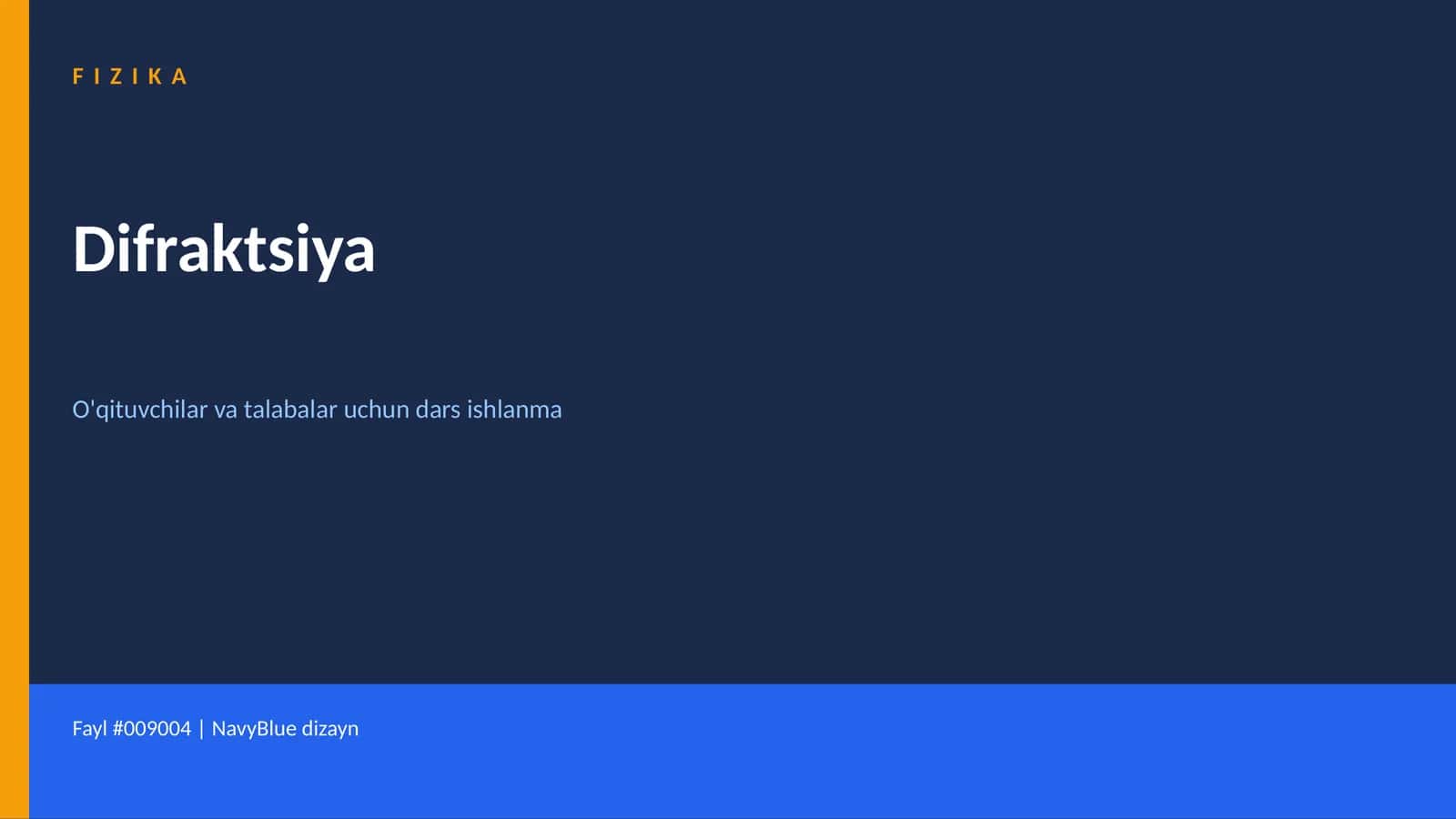 FIZIKA Difraktsiya
