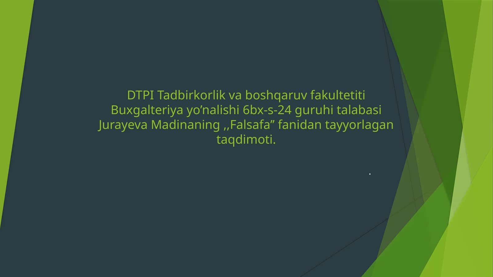Bilish falsafasi .Gnoseologiya