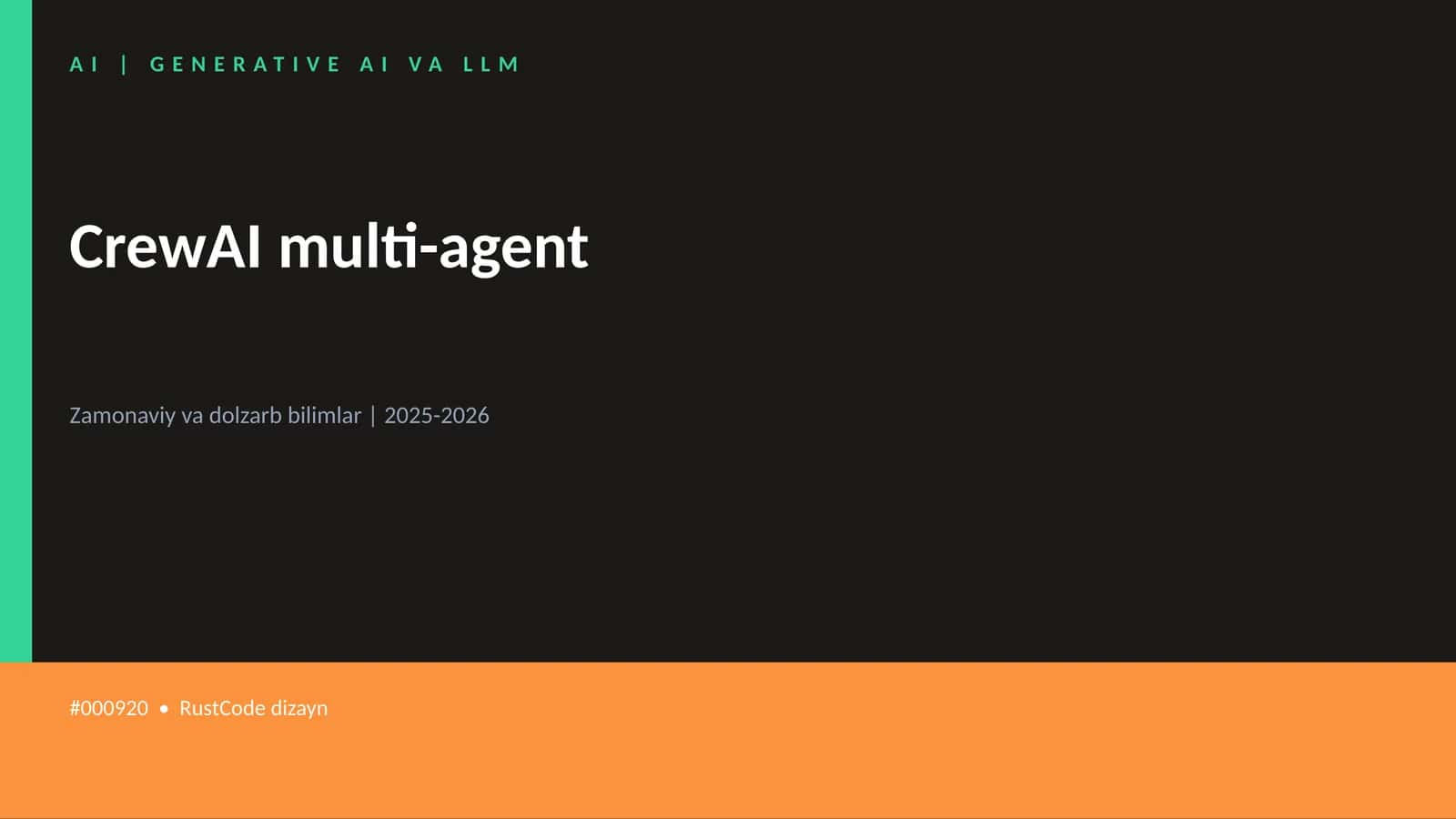 CrewAI multi-agent