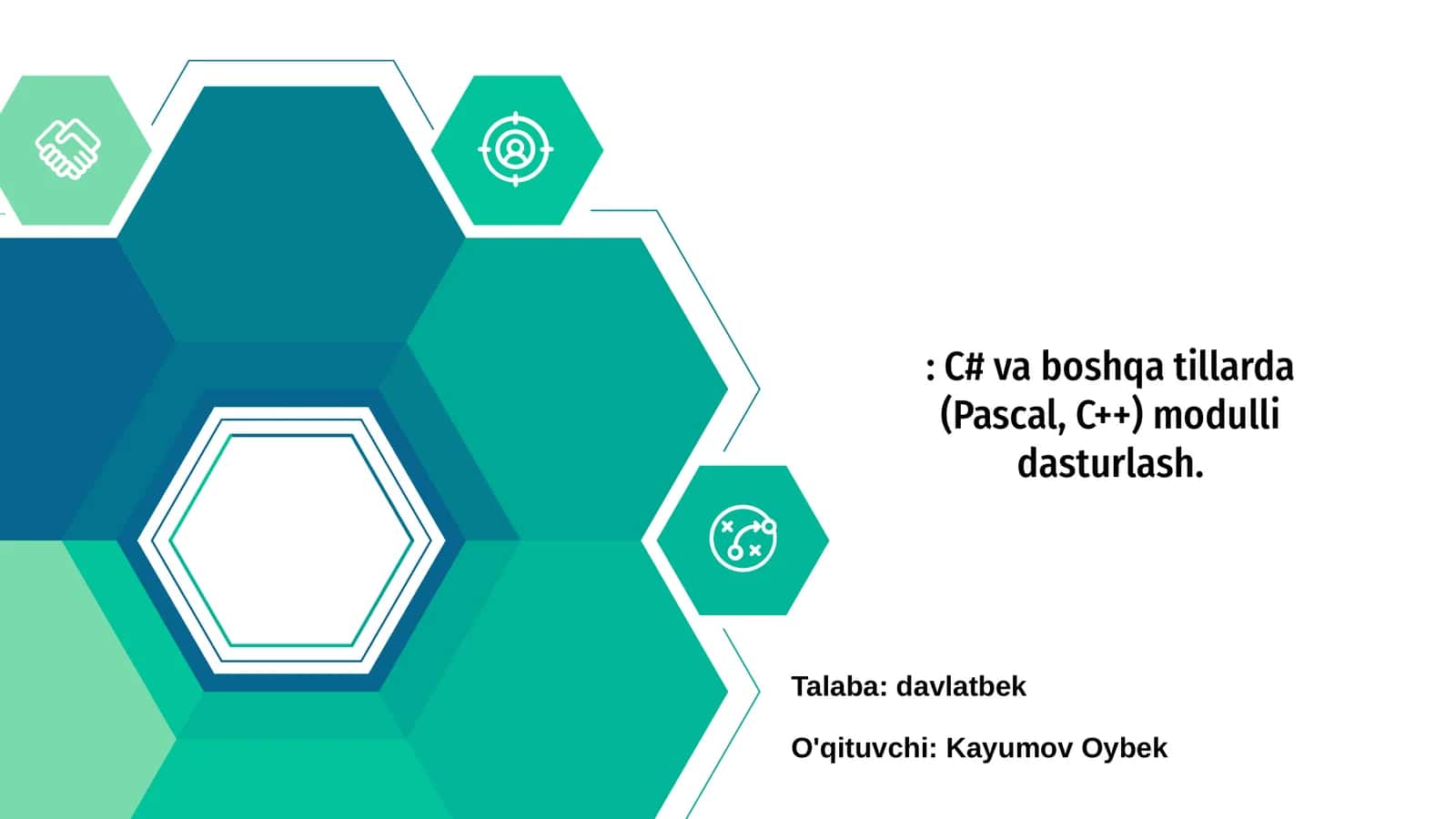 C# va Boshqa Tillarda Modulli Dasturlashning Asoslari