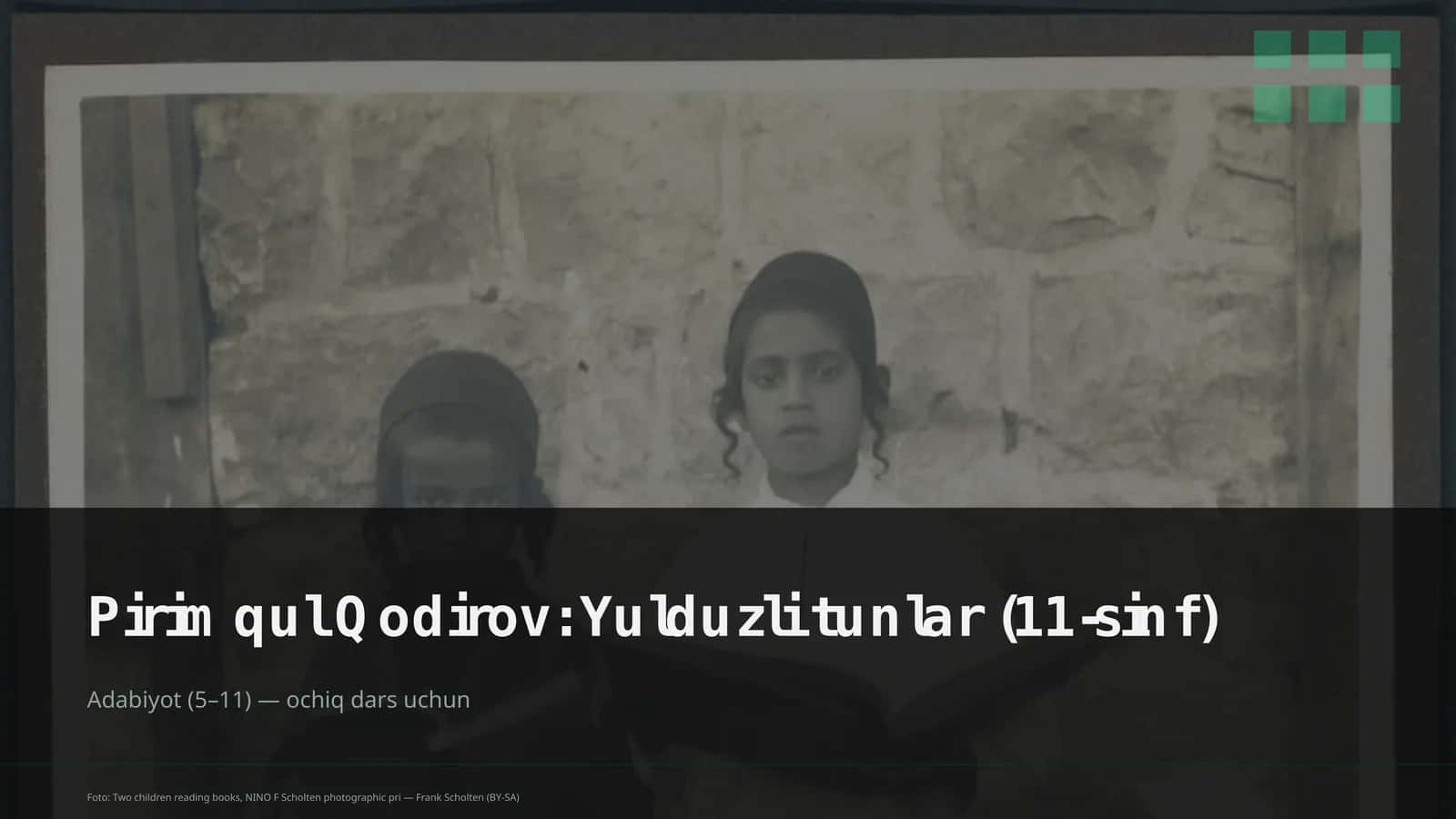 Yulduzli tunlar (11-sinf)