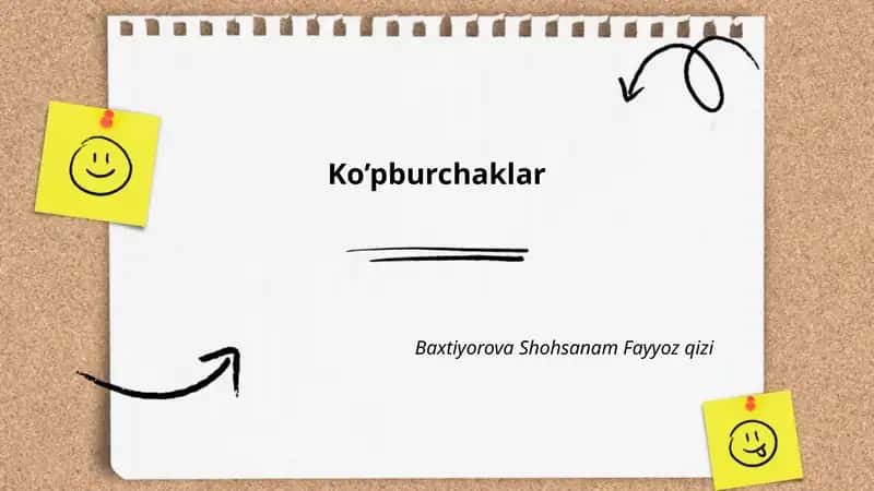 Ko’pburchaklar