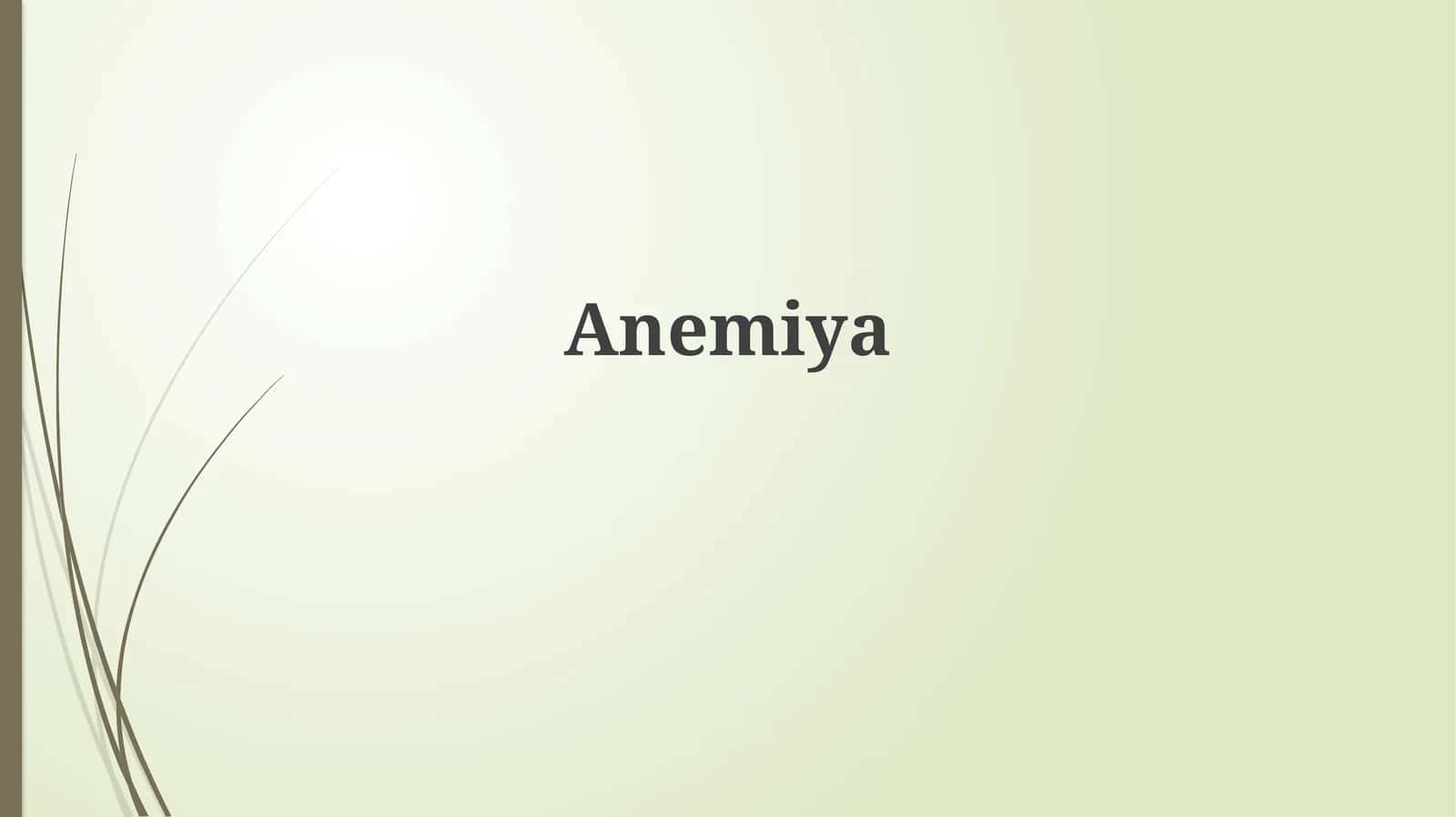 Gemolitik anemiya