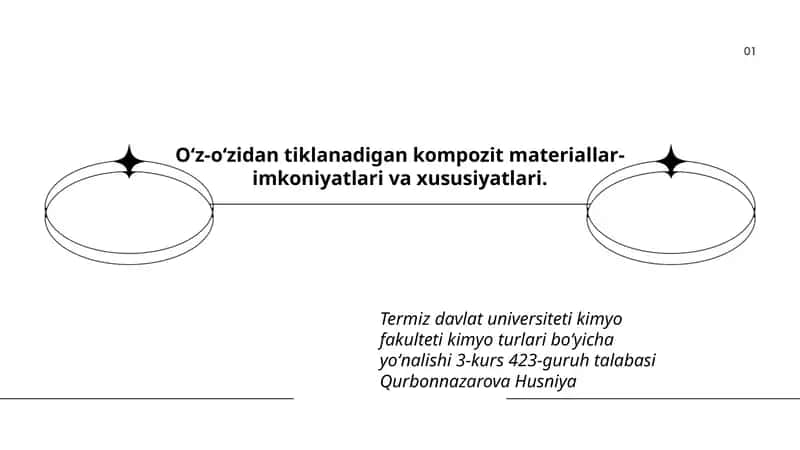 Oʻz-oʻzidan tiklanadigan kompozit materiallar-imkoniyatlari va xususiyatlari