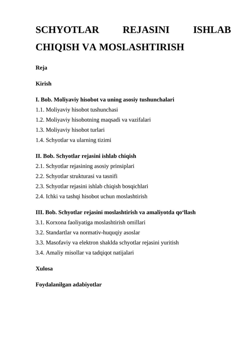 Schyotlar Rejasi