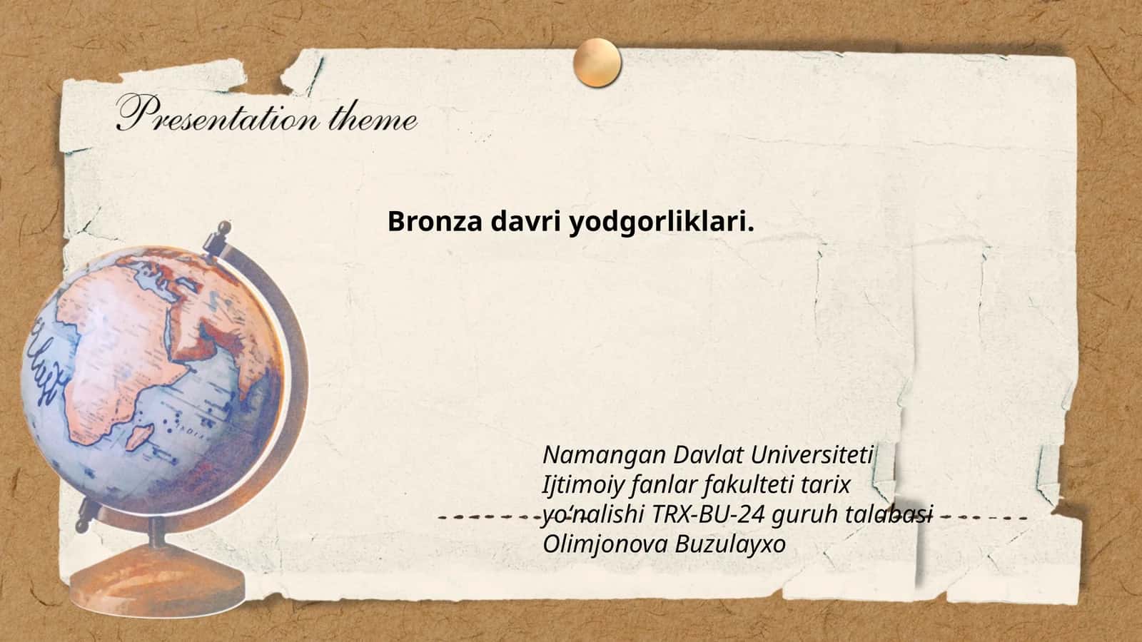Bronza davri yodgorliklari