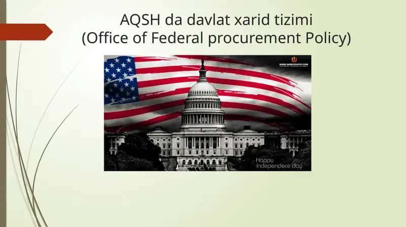 AQSH dadavlatxaridtizimi(Office of Federal procurement Policy)