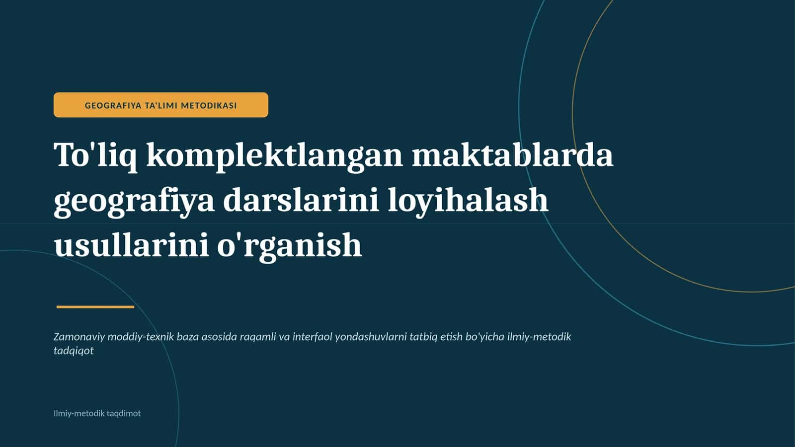 Oz komplektlangan maktablarda geografiya darslarini loyihalash usullari To‘liq komplektlangan maktablarda geografiya darslarini loyihalash usullari To‘liq komplektlangan maktablarda geografiya darslarini loyihalash To‘liq komplektlangan maktablarda geografiya darslarini tashkil etish To‘liq komplektlangan maktablarda geografiya fanini o‘qitish metodikasi Geografiya darslarini loyihalash usullari