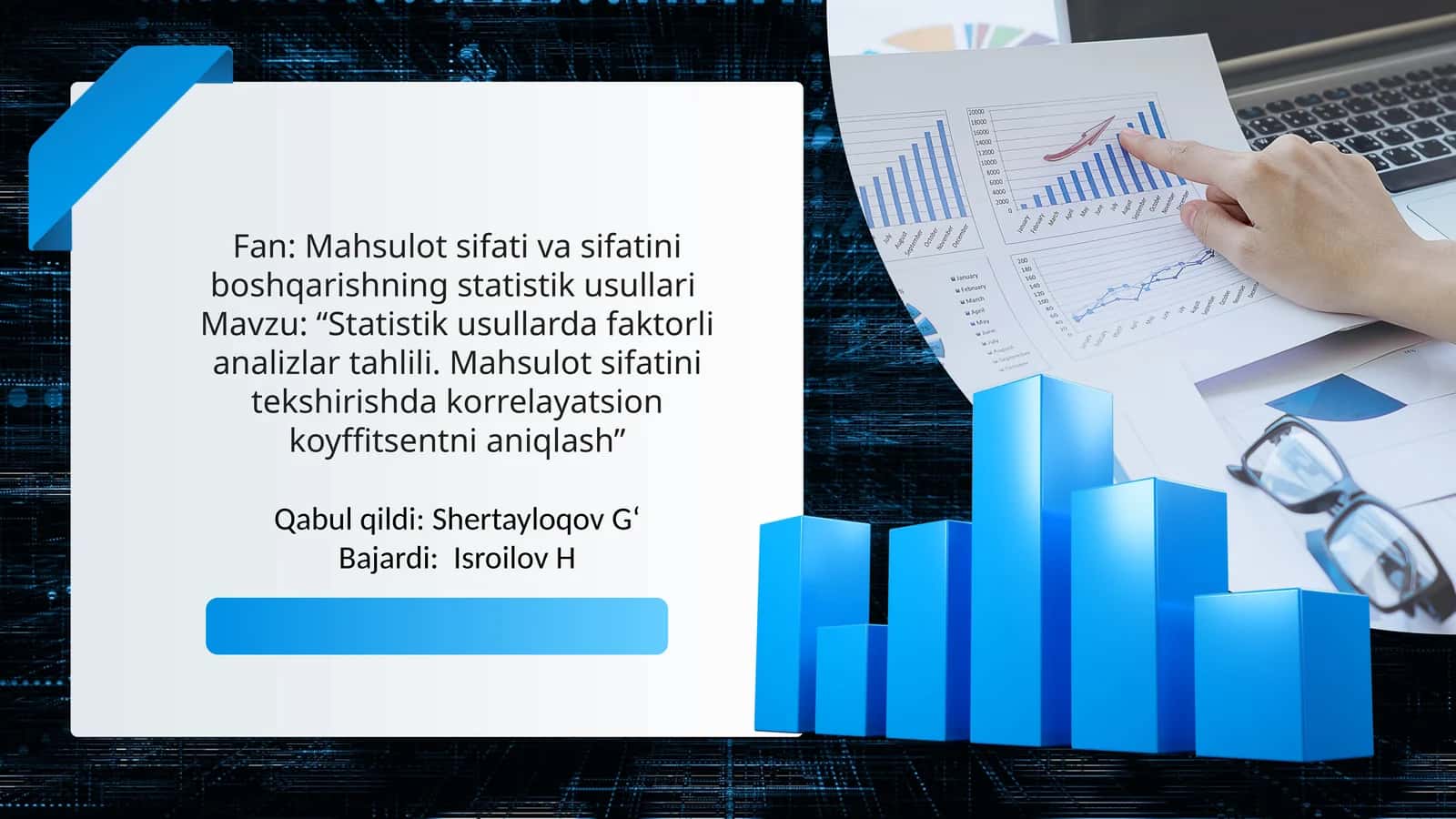"Statistikusullar dafaktorli analizlar tahlili"