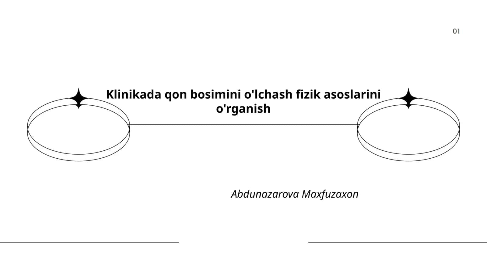 Klinikada qon bosimini o'lchash fizik asoslarini o'rganish