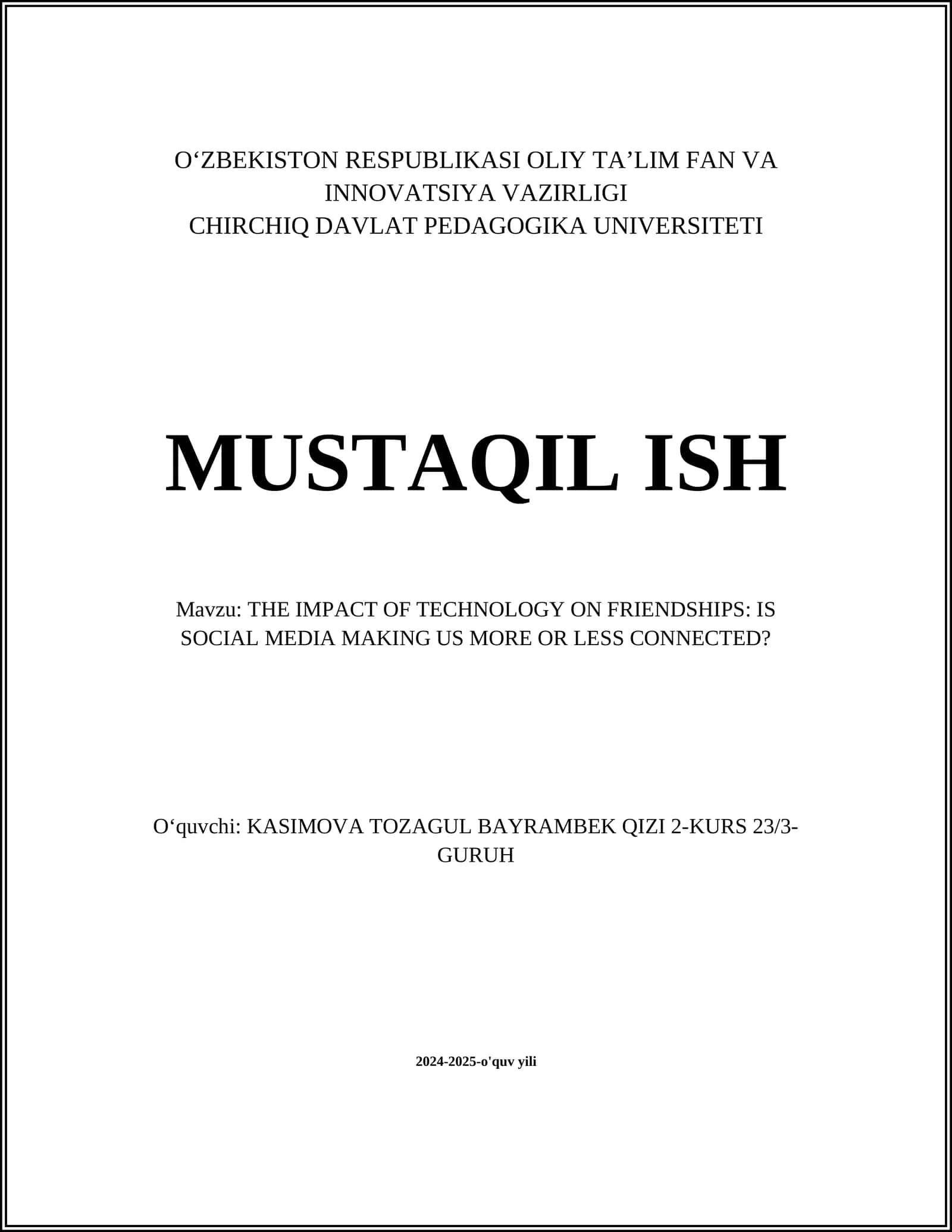 The Impact of Technology on Friendships: Is Social Media Making Us More or Less Connected?