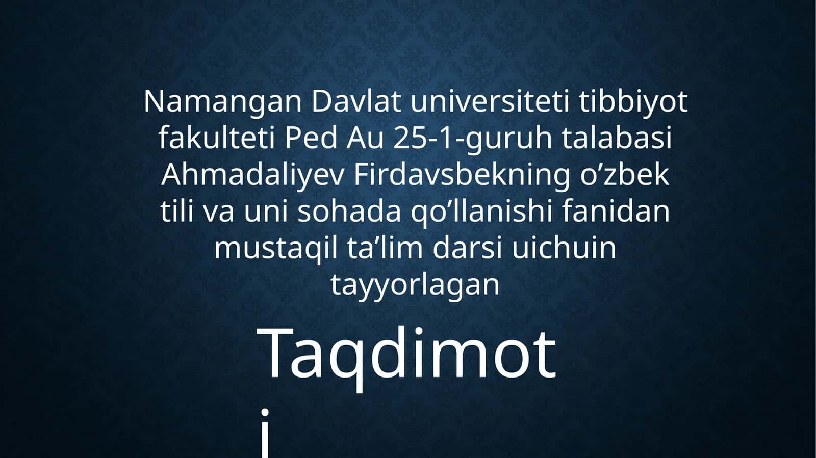 O‘zbek tilining asosiy imlo qoidalari