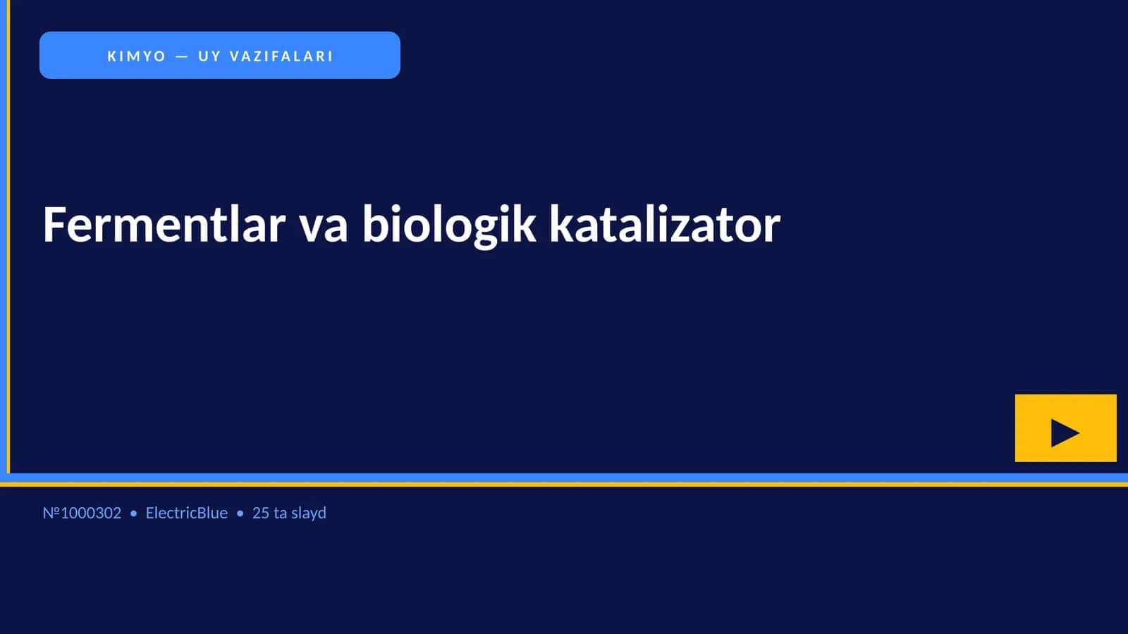 Fermentlar va biologik katalizator