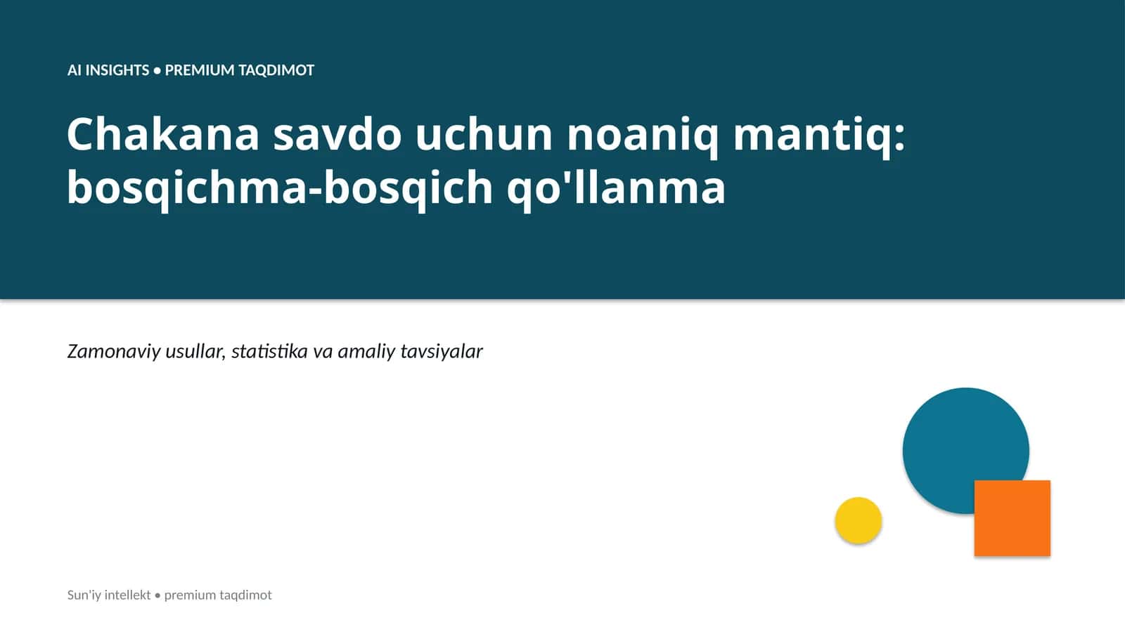 Premium Taqdimot