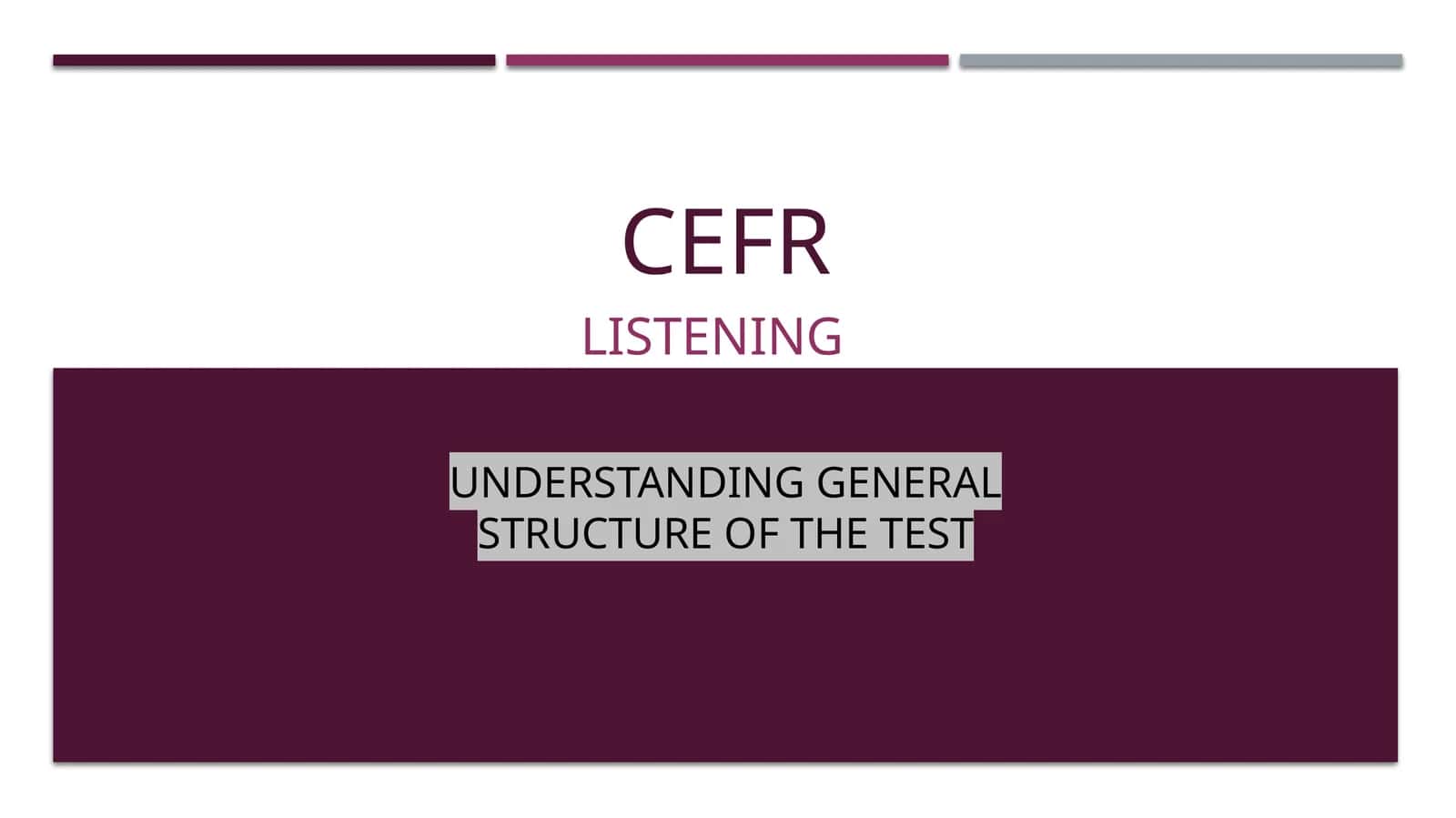 CEFR