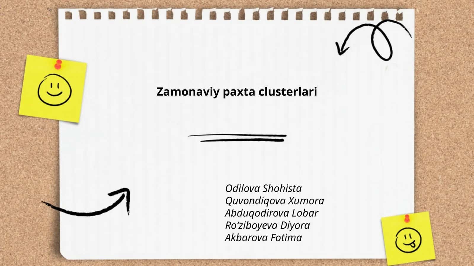 Zamonaviy paxta clusterlari