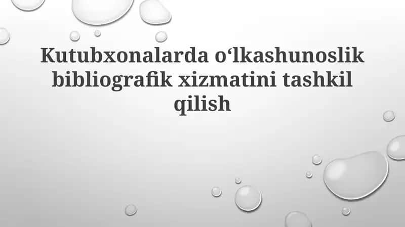 Mintaqaviy bibliografik xizmatlar