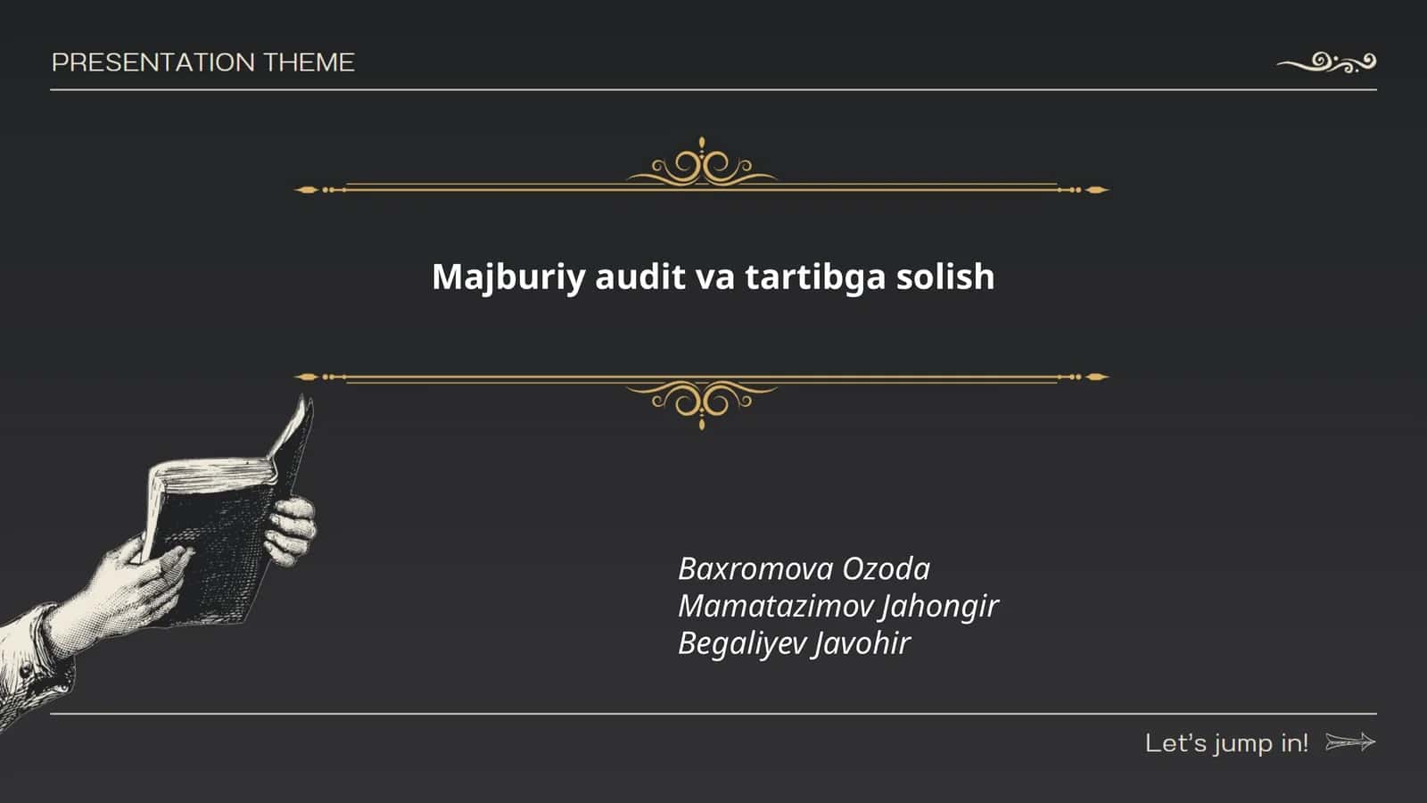 Majburiy audit va tartibga solish