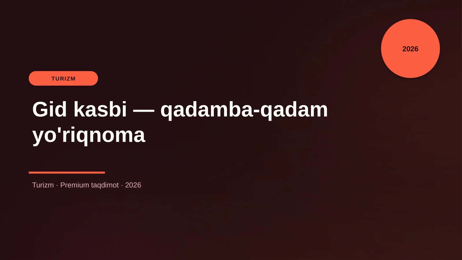 Gid kasbi — qadamba-qadam yo'riqnoma