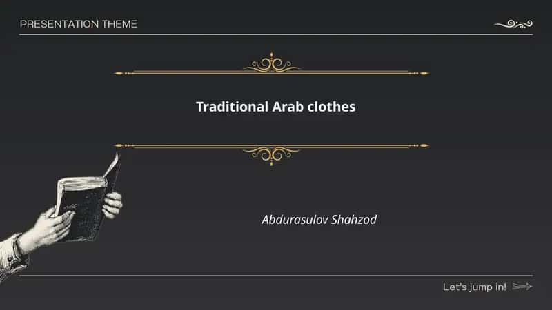 Traditional Arab clothes