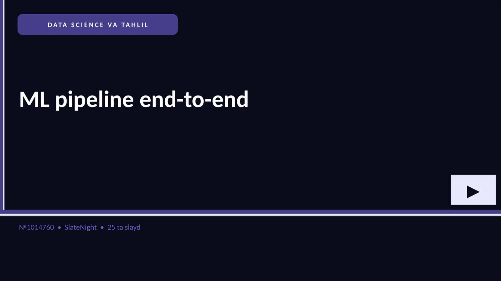 DATA SCIENCE VA TAHLIL