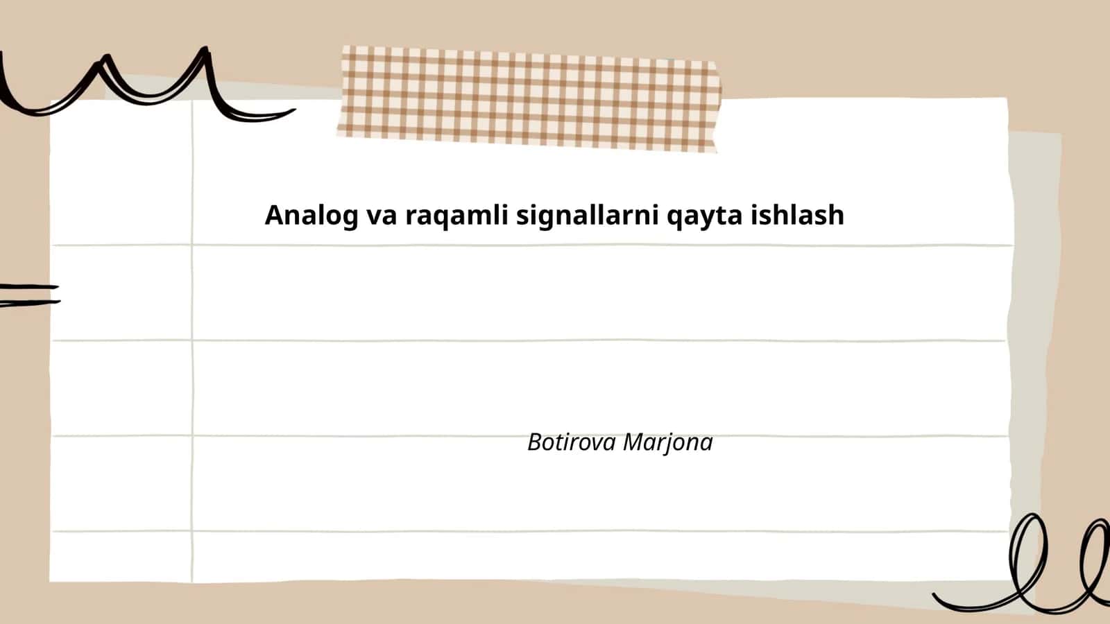 Raqamli signalni namunalashtirish