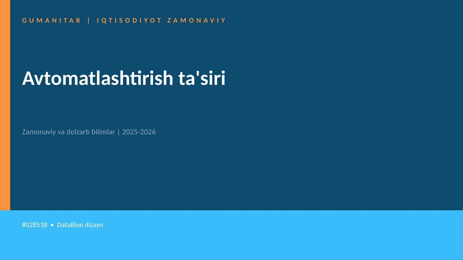 Avtomatlashtirish ta'siri