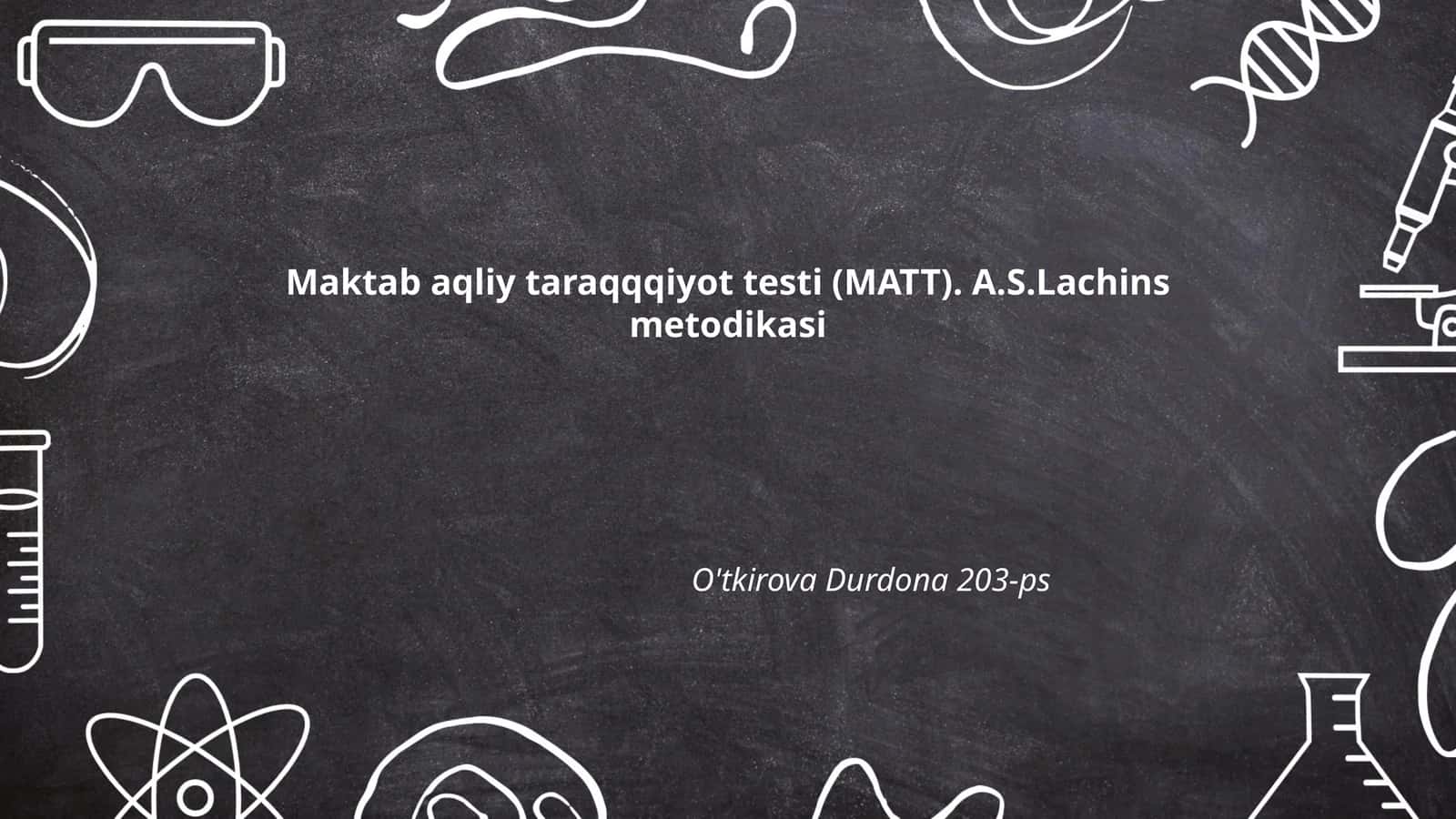 Aqliy Rivojlanish Bosqichlari