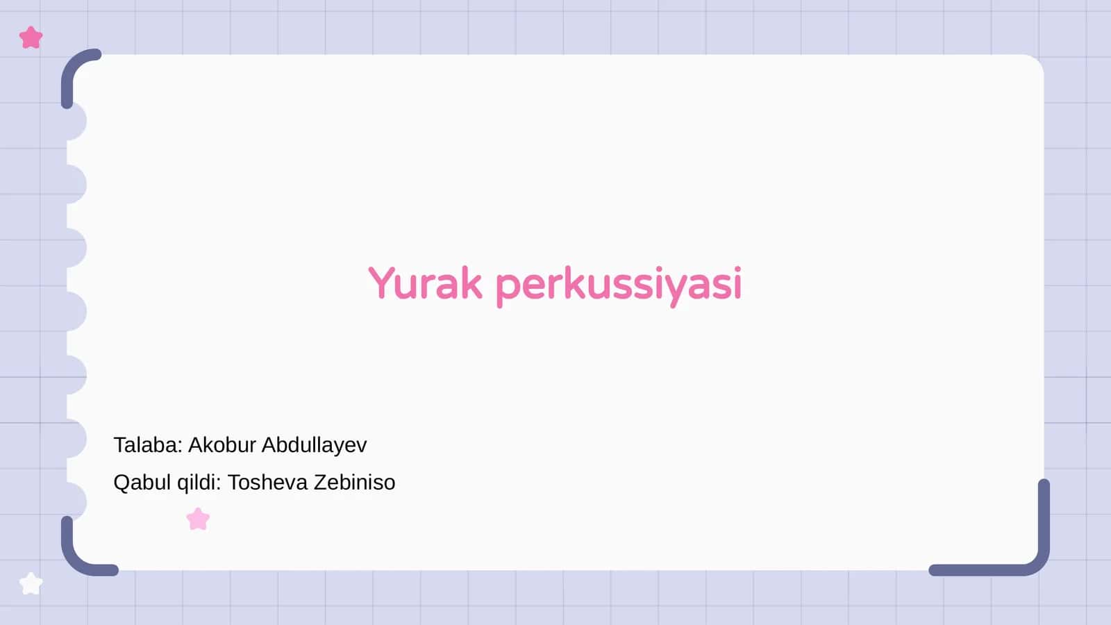 Yurak perkussiyasi